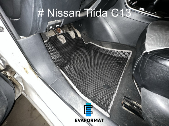  EVA коврик для NISSAN TIIDA C13 водительский, 1 шт 