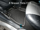 ЕВА коврики для NISSAN TIIDA C13, комплект в салон 5 шт