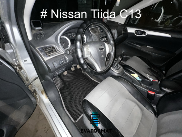 ЕВА коврики для NISSAN TIIDA C13, комплект в салон 5 шт