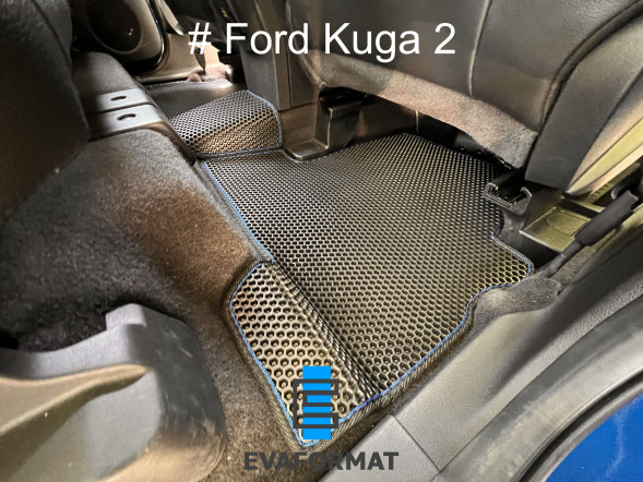 ЕВА коврики для FORD KUGA 2 рестайлинг (2016-2019) комплект в салон, 5 шт