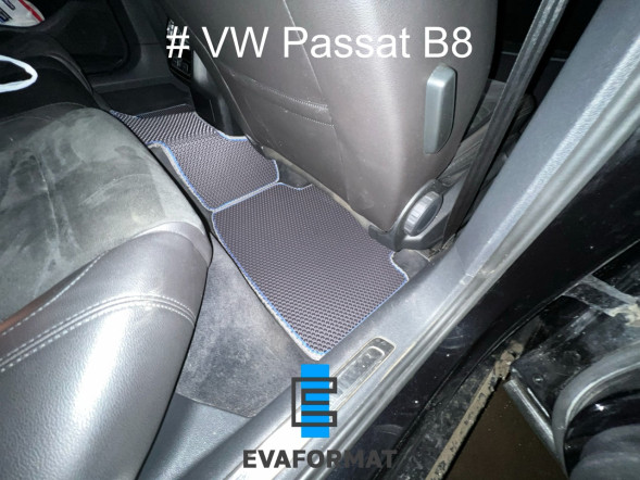 Ева коврики для ​Volkswagen Passat B8 (2014-2025), комплект в салон 5 шт