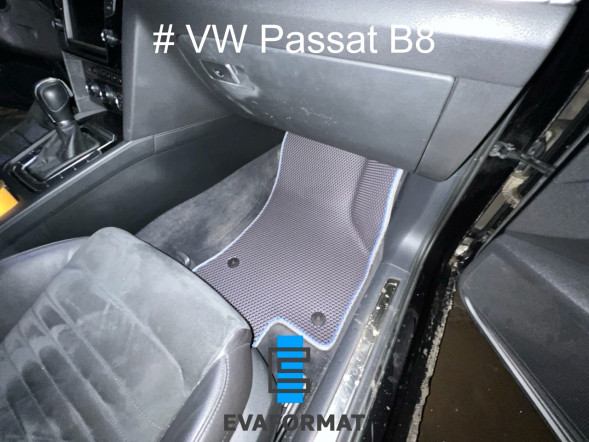 Ева коврики для ​Volkswagen Passat B8 (2014-2025), комплект в салон 5 шт