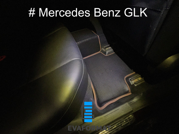ЕВА коврики для MERCEDES GLK (2008-2015) комплект в салон, 5 шт 