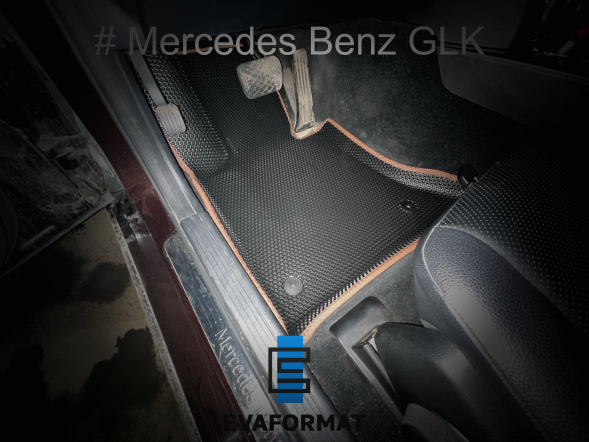 ЕВА коврики для MERCEDES GLK (2008-2015) комплект в салон, 5 шт 