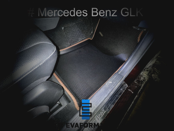 ЕВА коврики для MERCEDES GLK (2008-2015) комплект в салон, 5 шт 