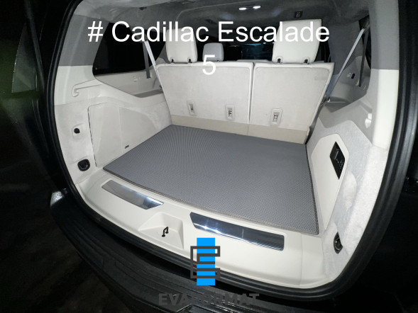 EVA коврик в багажник CADILLAC ESCALADE ESV 5 2020-2022 (7 мест, капитанские кресла)