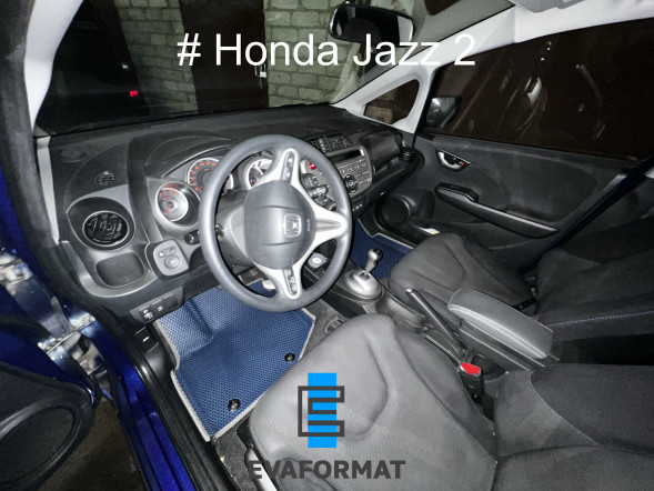 ЕВА коврики для HONDA JAZZ 2 (2008-2014), комплект в салон 5 шт