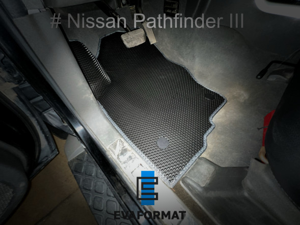EVA коврики для NISSAN PATHFINDER 3 2004-2014 R51 передние, 2 шт 
