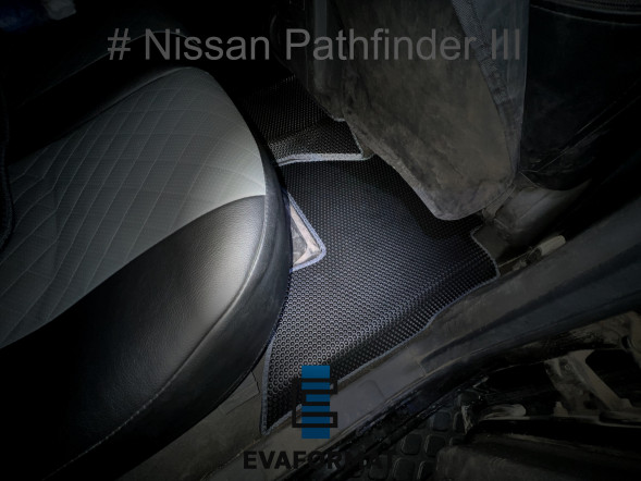 ЕВА коврики для NISSAN PATHFINDER 3 (2004-2014) R51 комплект в салон, 5 шт 