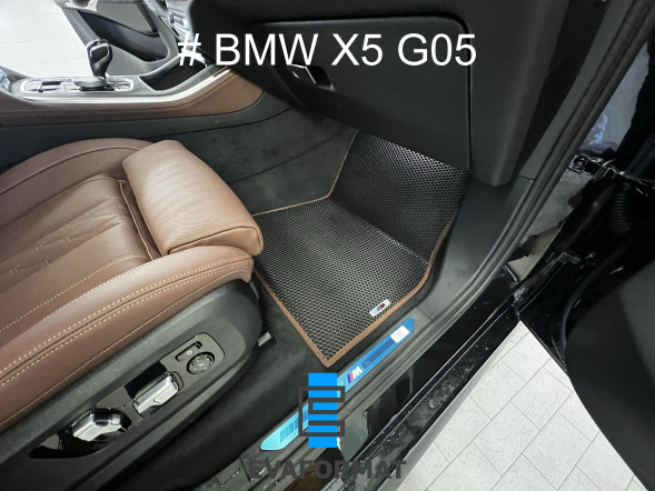 ЕВА коврики для BMW X5 G05 IV 2018-2022 комплект в салон, 5 шт 