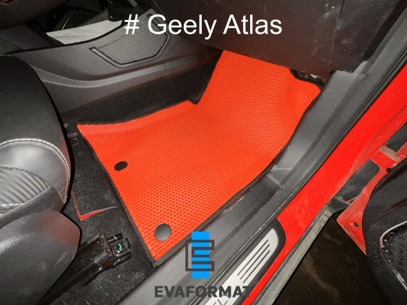 ЕВА коврики для GEELY ATLAS I (2016-2022) передние, 2 шт 