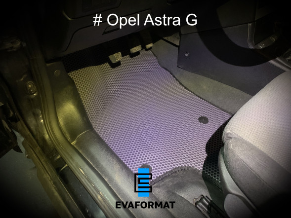 ЕВА коврики для OPEL ASTRA G комплект в салон, 5 шт