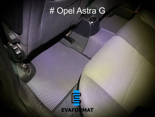 ЕВА коврики для OPEL ASTRA G комплект в салон, 5 шт