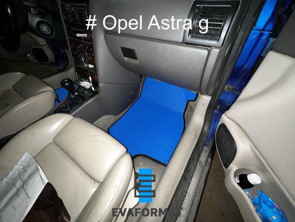 ЕВА коврики для OPEL ASTRA G комплект в салон, 5 шт