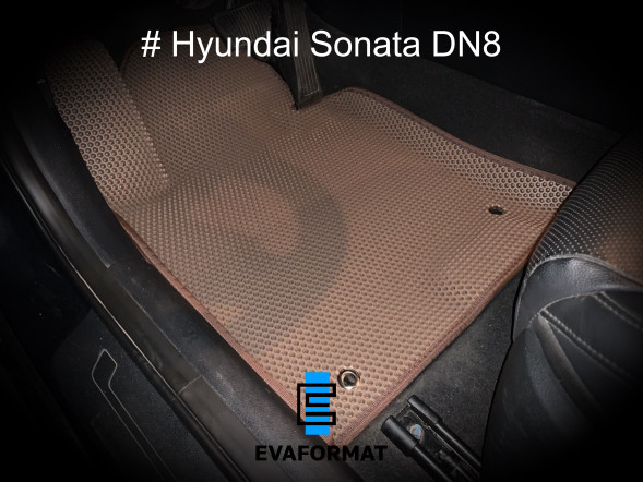 EVA коврики для HYUNDAI SONATA DN8 (2020-2023) передние, 2 шт 