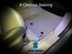 EVA коврики для CHRYSLER Sebring 3 (2006-2010) комплект в салон, 5 шт 