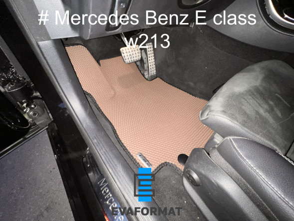 ЕВА коврики для MERCEDES Е-класс W213 (2016-2023) комплект в салон, 5 шт