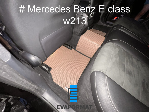 ЕВА коврики для MERCEDES Е-класс W213 (2016-2023) комплект в салон, 5 шт