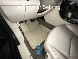 EVA коврики для CHRYSLER Sebring 3 (2006-2010) передние, 2 шт 