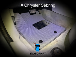  EVA коврик для CHRYSLER Sebring 3 (2006-2010) водительский, 1 шт 