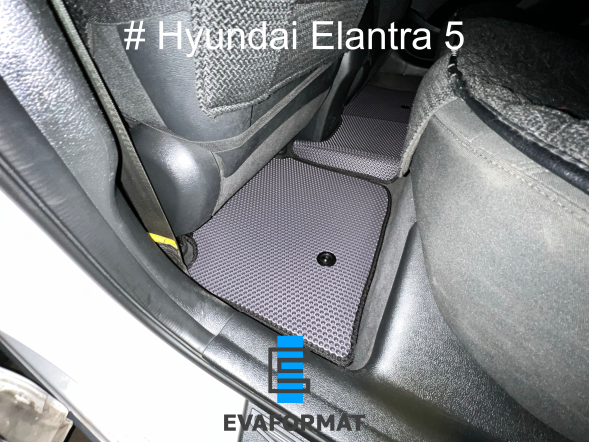 ЕВА коврики для HYUNDAI ELANTRA 5 комплект в салон, 5 шт 
