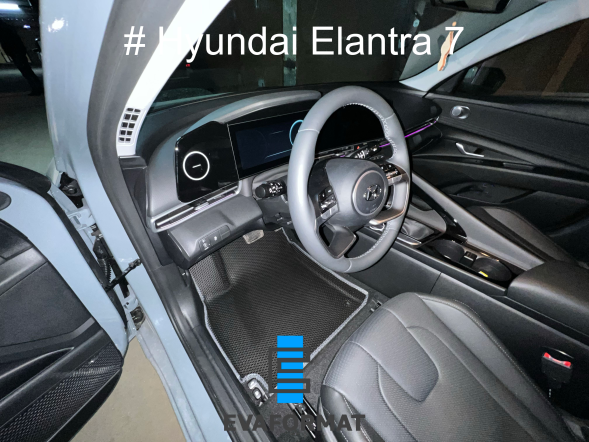 ЕВА коврики для HYUNDAI ELANTRA 7 (СN7) 2020-2022 комплект в салон, 5 шт