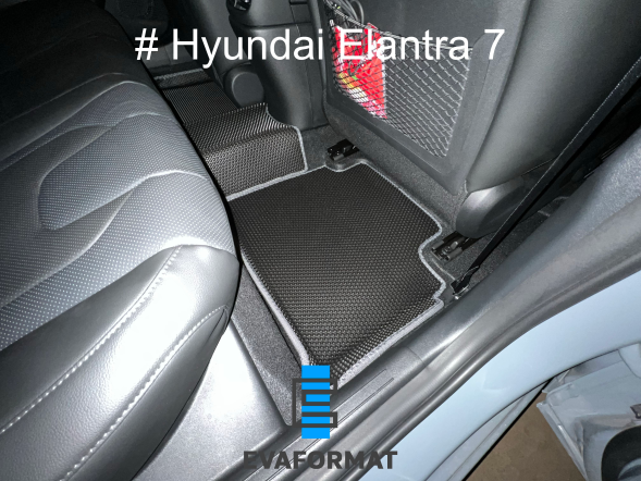 ЕВА коврики для HYUNDAI ELANTRA 7 (СN7) 2020-2022 комплект в салон, 5 шт