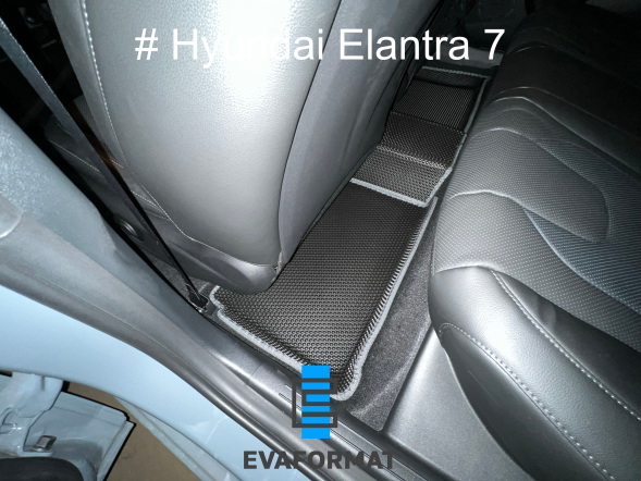 ЕВА коврики для HYUNDAI ELANTRA 7 (СN7) 2020-2022 комплект в салон, 5 шт