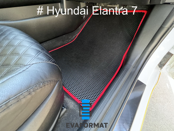 ЕВА коврики для HYUNDAI ELANTRA 7 (СN7) 2020-2022 комплект в салон, 5 шт