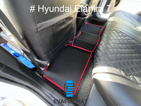 ЕВА коврики для HYUNDAI ELANTRA 7 (СN7) 2020-2022 комплект в салон, 5 шт