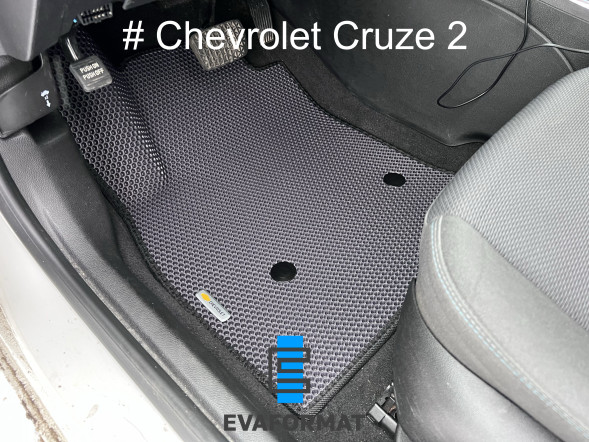 EVA коврик для CHEVROLET CRUZE II (2015-2024) водительский, 1 шт
