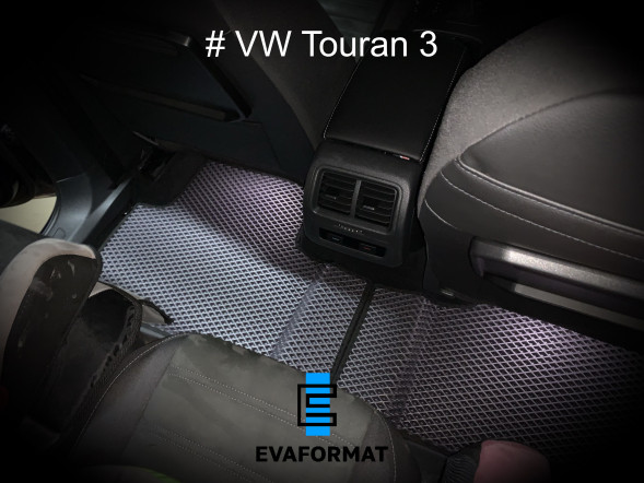 ЕВА коврики для ​VOLKSWAGEN TOURAN 3 (2015-2022) комплект в салон, 5 шт