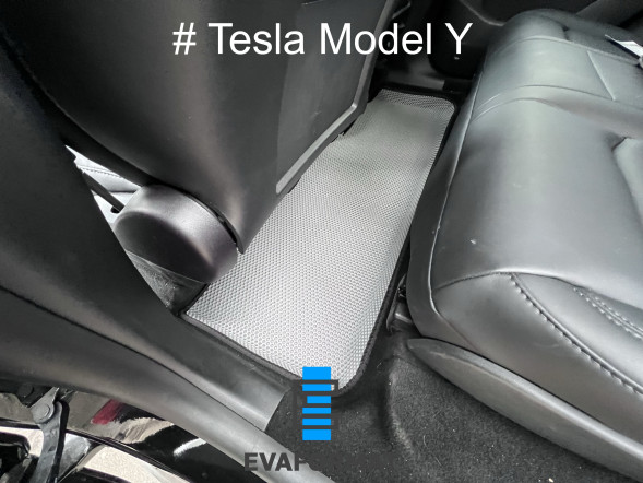 ЕВА коврики для TESLA MODEL Y комплект в салон, 3 шт 