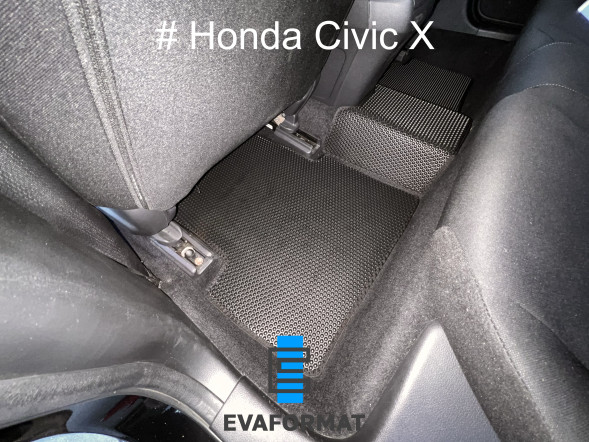 ЕВА коврики для HONDA CIVIC 10 (2015-2021) комплект в салон, 5 шт