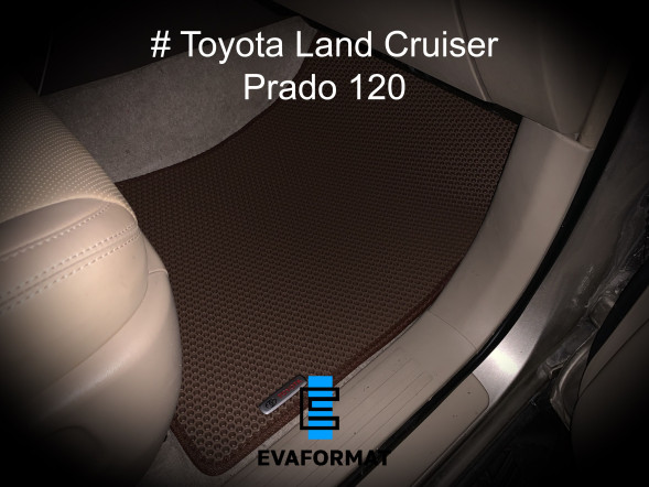 EVA коврики для TOYOTA LAND CRUISER PRADO 120 передние, 2 шт  